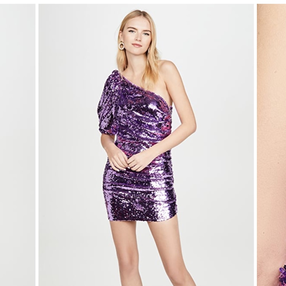 NWT For Love & Lemons Madeline Mini Sequin Dress Medium